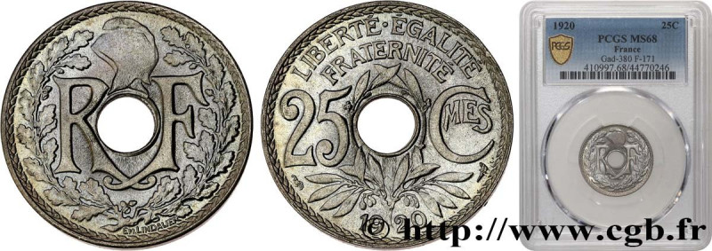 III REPUBLIC
Type : 25 centimes Lindauer 
Date : 1920 
Quantity minted : 1810812...