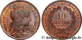 III REPUBLIC
Type : Épreuve hybride de 10 centimes Daniel-Dupuis  
Date : (1897) 
Date : n.d. 
Metal : bronze 
Diameter : 30  mm
Orientation dies : 6 ...