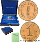 PIEFORTS
Type : Piéfort or de 1 centime Épi 
Date : 1981 
Mint name / Town : Pessac 
Quantity minted : 200/69 
Metal : gold 
Millesimal fineness : 920...