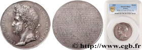 LOUIS-PHILIPPE I
Type : Médaille, Naissance du Comte de Paris, Louis-Philippe-Albert d’Orléans 
Date : 1838 
Metal : silver 
Diameter : 50  mm
Weight ...