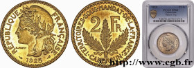 CAMEROON - TERRITORIES UNDER FRENCH MANDATE
Type : 2 Francs, pré-série de Morlon poids lourd, 10 grammes 
Date : 1925 
Mint name / Town : Paris 
Quant...