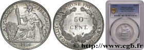 FRENCH INDOCHINA
Type : Essai de 50 Cent en aluminium 
Date : 1936 
Mint name / Town : Paris 
Quantity minted : --- 
Metal : aluminium 
Diameter : 28,...