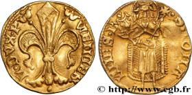 GERMANY - SILESIA-LIEGNITZ-BRIEG - WENCESLAS
Type : Florin d'or au nom de Wenceslas 
Date : (1348-1364) 
Date : n.d. 
Metal : gold 
Millesimal finenes...
