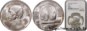 CHINA
Type : 1 Dollar Sun Yat-Sen an 23 
Date : 1934 
Quantity minted : 128740000 
Metal : silver 
Millesimal fineness : 880  ‰
Diameter : 39  mm
Orie...