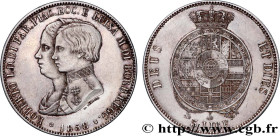 ITALY - DUCHY OF PARMA AND PIACENZA - ROBERT Ist
Type : 5 Lire 
Date : 1858 
Mint name / Town : Milan 
Quantity minted : 470 
Metal : silver 
Millesim...