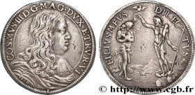 GRAND DUCHY OF TUSCANY - COSME III
Type : Piastre 
Date : 1680 
Mint name / Town : Florence 
Metal : silver 
Diameter : 44  mm
Orientation dies : 6  h...