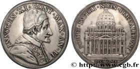 ITALY - PAPAL STATES - INNOCENT XI (Benedetto Odescalchi)
Type : 1 Piastre an II 
Date : n.d. 
Mint name / Town : Rome 
Quantity minted : - 
Metal : s...