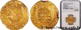 SPANISH NETHERLANDS - DUCHY OF BRABANT - CHARLES V 
Type : Demi-réal 
Date : (1521-1552) 
Date : n.d. 
Mint name / Town : Anvers 
Quantity minted : 10...