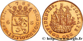 UNITED PROVINCES - WEST FRISIA
Type : 6 Stuivers 
Date : 1789 
Mint name / Town : Hoorn 
Metal : gold 
Diameter : 27  mm
Orientation dies : 12  h.
Wei...