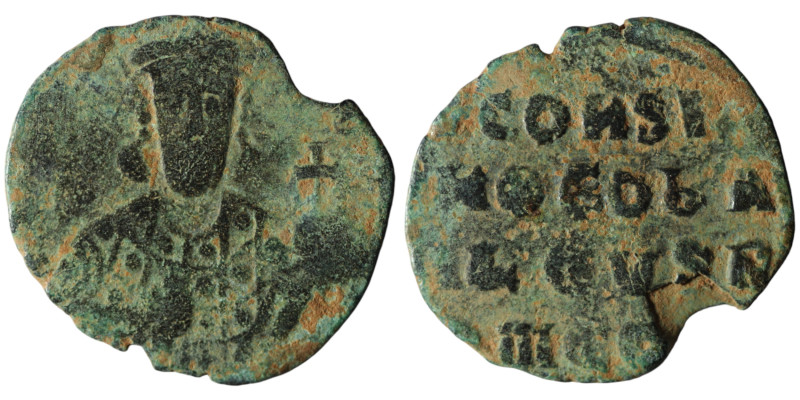 Constantine VII Porphyrogenitus (AD 913-959). Constantinople
AE Follis (24mm, 3,...