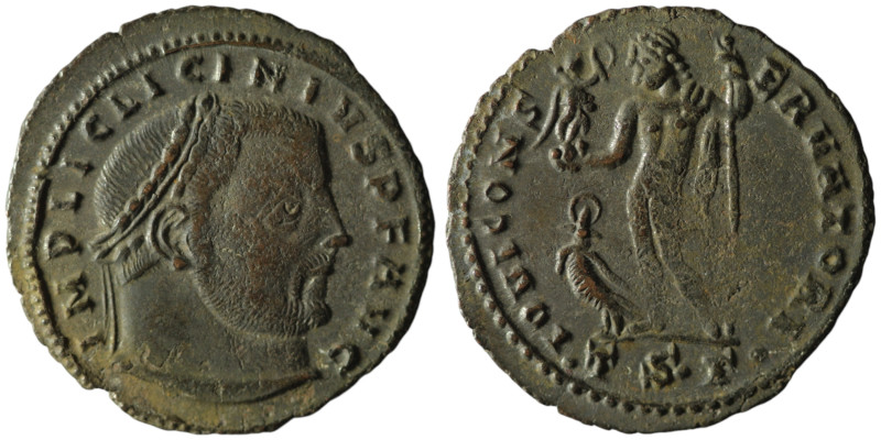 Licinius I (AD 308-324). Thessalonica
AE Follis (23mm, 3,09g)