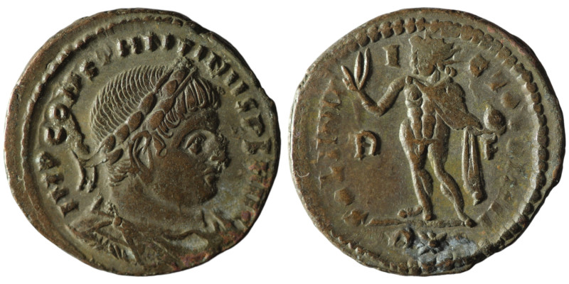 Constantine I 'the Great' (AD 307/10-337). Rome
AE Follis (21mm, 3,18g)