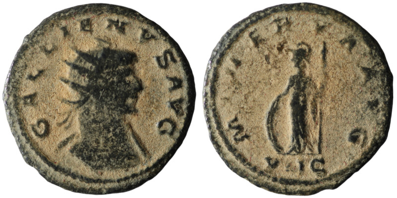 Gallienus (AD 253-268). Antioch
AE Antoninianus (20mm, 3,41g)

Artificial sandpa...