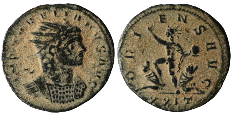 Aurelian (AD 270-275). Serdica
AE Antoninianus (22mm, 2,82g)

Artificial sandpat...