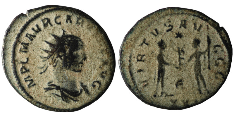 Carinus (AD 283-285). Antioch
AE Antoninianus (22mm, 3,68g)

Artificial sandpati...