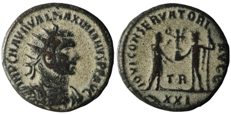 Maximianus (AD 286-305). Tripolis
AE Antoninianus (22mm, 3,76g)

Artificial sand...