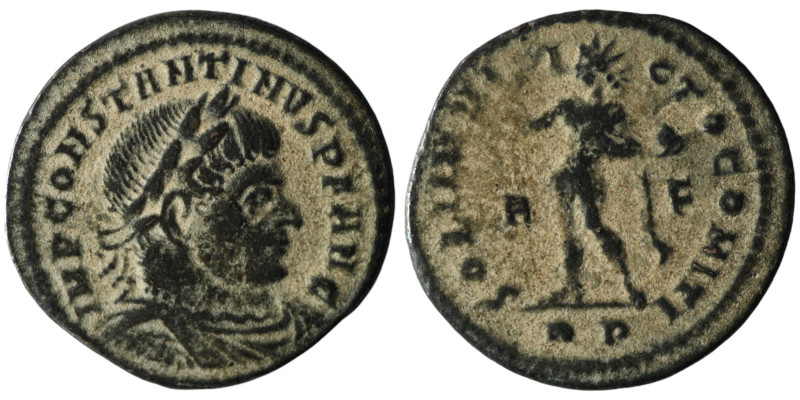 Constantine I 'the Great' (AD 307/10-337). Rome
AE Follis (20mm, 2,90g)

Artific...