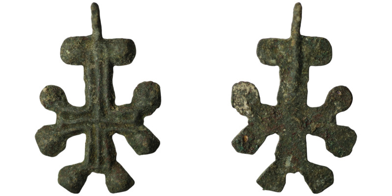 Ancient Byzantine cross 
AE Bronze (40mm, 5,38g)