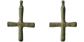 Ancient Byzantine cross 
AE Bronze (30mm, 3,10g)