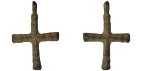 Ancient Byzantine cross 
AE Bronze (30mm, 4,54g)