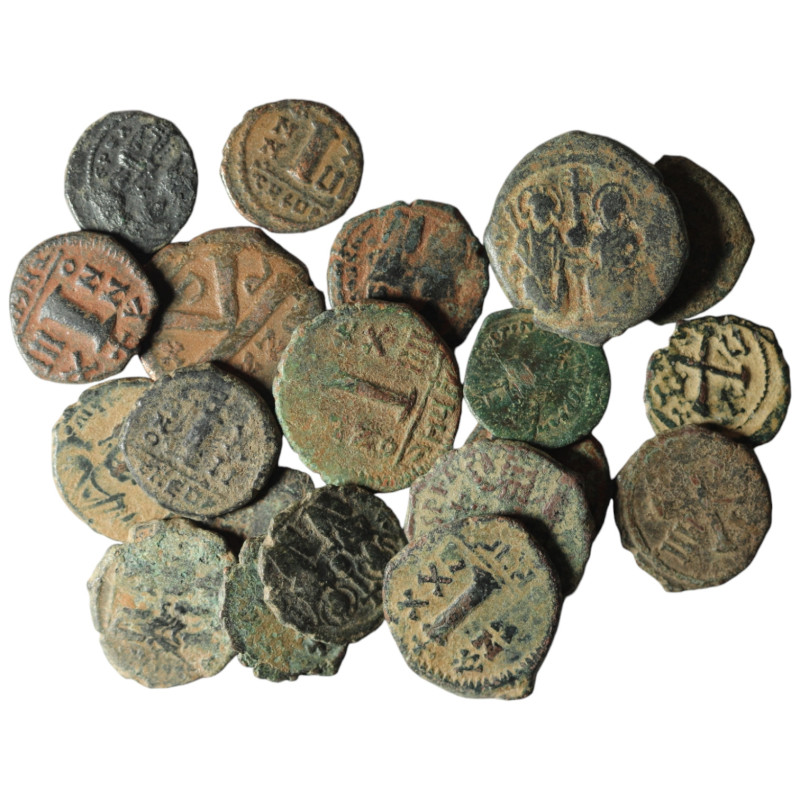 20 pieces Byzantine coins / SOLD AS SEEN, NO RETURN!