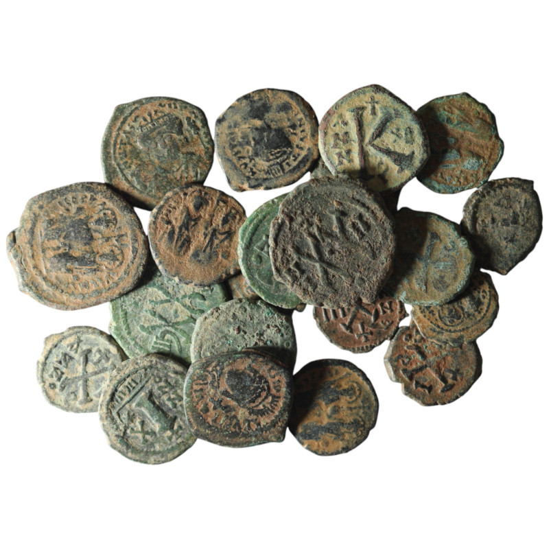 20 pieces Byzantine coins / SOLD AS SEEN, NO RETURN!