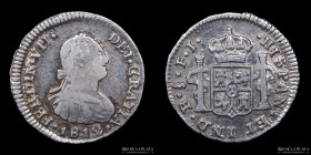 Santiago. Fernando VII. 1/2 Real 1812 FJ. KM64