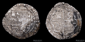 Lima. Felipe II. 1 Real ND (1577-1578) D. Cal 212