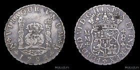 Mexico. Fernando VI. 8 Reales 1756 MM. Columnaria. KM 104.2