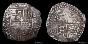 Potosi. Felipe IV. 8 Reales 1622 P. Macuquina. CJ 13.2.3