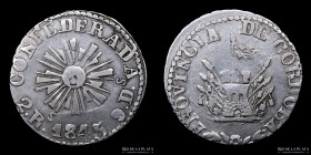Argentina. Cordoba. 2 Reales 1845. CJ 51.3.17