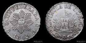Argentina. Cordoba. 2 Reales 1849. CJ 57.5.4