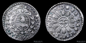 Argentina. Cordoba. 1 Real 1842 JPP. CJ 38.1.14