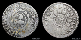 Argentina. Cordoba. 1 Real 1842 JPP. CJ 38.1.29