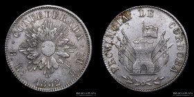 Argentina. Cordoba. 8 Reales 1852. CJ 63.1.2