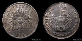 Argentina. Cordoba. 8 Reales 1852. CJ 63.1.6