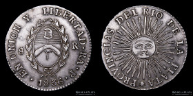 Argentina. La Rioja. 8 Reales 1836 RA P. CJ 37