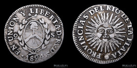 Argentina. La Rioja. 2 Soles 1824 RA. CJ 41.1