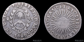 Argentina. La Rioja. 2 Soles 1825 RA CA. CJ 42.2