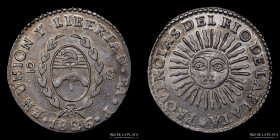 Argentina. La Rioja. 2 Soles 1826 RA P. CJ 45.1.3