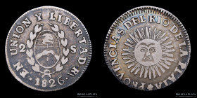 Argentina. La Rioja. 2 Soles 1826 RA. CJ 44.1.18