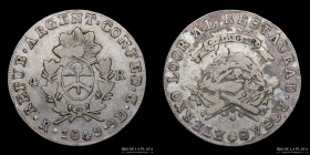 Argentina. La Rioja. 4 Reales 1849 B. CJ 60.1