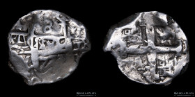 Norte Argentino. 8 Reales 773 (1816-1822). Macuquina imitativa. CJ 7