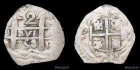 Argentina. Tucuman. 2 Reales 758 y 754. Doble fecha. CJ 13.1
