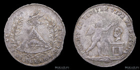 Bolivia. 1 Sol 1853. Medalla monetaria. RTB 165
