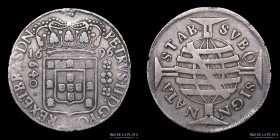 Brasil. Pedro II. 640 Reis 1696. KM90
