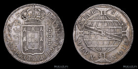 Brasil. Joao VI. 960 Reis 1813 sobre 8 Reales. KM307