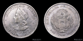 El Salvador. 1 Peso 1893. KM 115.1