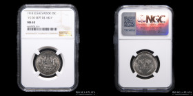 El Salvador. 25 Centavos 1914. KM126