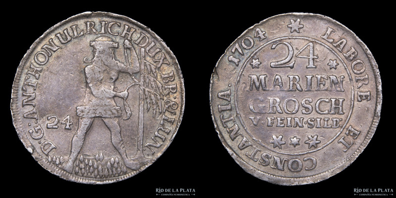Estados Alemanes. Principado de Brunswick-Wolfenbüttel. Anton Ulrich (1685-1714)...